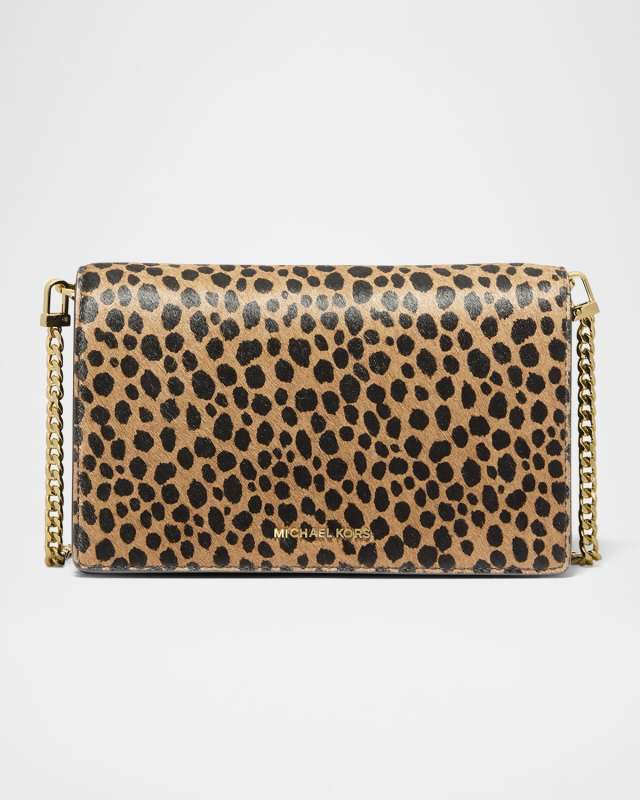 Jet Set Medium Cheetah Calf Hair Crossbody Bag